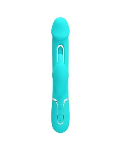 Pretty love - kampas vibrador rabbit 3 en 1 multifunciÓn con lengua verde agua