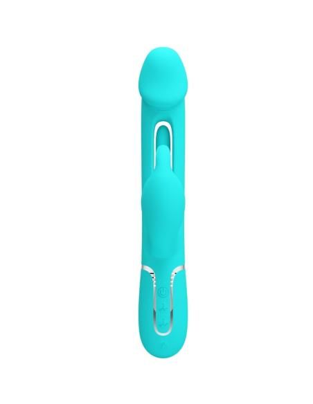 Pretty love - kampas vibrador rabbit 3 en 1 multifunciÓn con lengua verde agua
