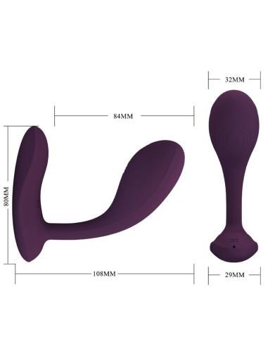 Pretty love - baird g-spot 12 vibraciones recargable lila app