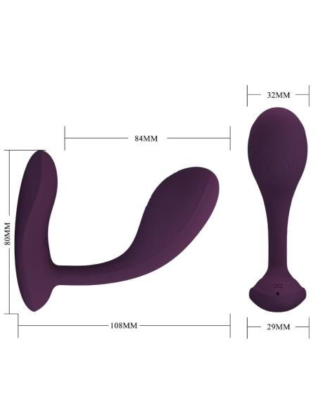 Pretty love - baird g-spot 12 vibraciones recargable lila app