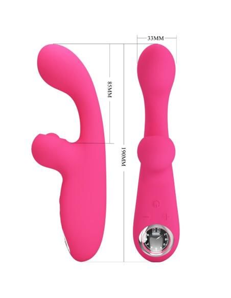 Pretty love - skylar vibrador estimulador rosa