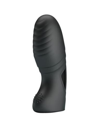 Pretty love - alan vibrador de dedo silicona negro