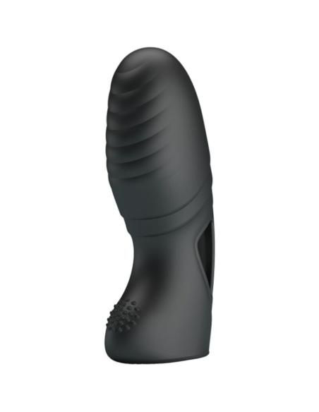 Pretty love - alan vibrador de dedo silicona negro