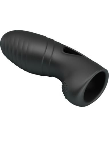 Pretty love - alan vibrador de dedo silicona negro
