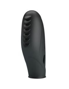 Pretty love - gilo vibrador de dedo silicona negro 2