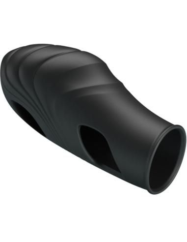 Pretty love - lich vibrador de dedo silicona negro