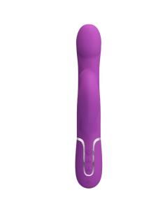 Pretty love - vibrador & estimulador multifunciÓn 4 en 1 morado 2