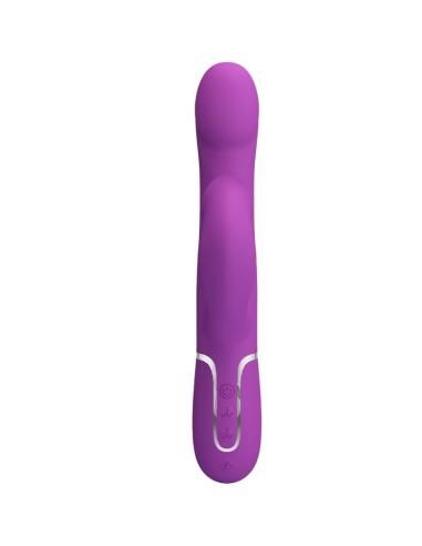 Pretty love - vibrador & estimulador multifunciÓn 4 en 1 morado