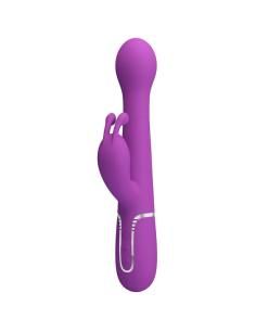Pretty love - dejon vibrador rabbit multifunciÓn 3 en 1 morado
