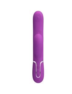 Pretty love - perlita vibrador rabbit multifunciÓn 3 en 1 morado 2