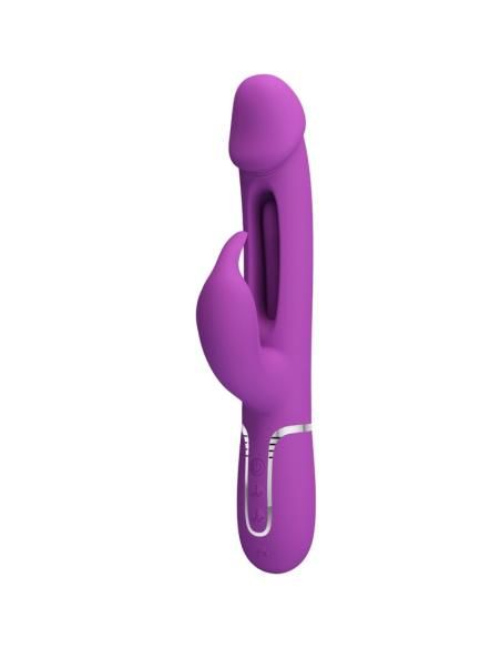 Pretty love - kampas vibrador rabbit multifunciÓn 3 en 1 morado