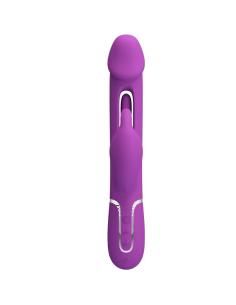 Pretty love - kampas vibrador rabbit multifunciÓn 3 en 1 morado 2