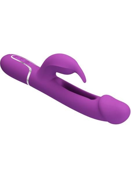 Pretty love - kampas vibrador rabbit multifunciÓn 3 en 1 morado