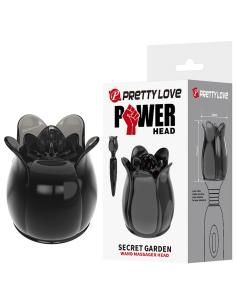 Pretty love - secret garden cabezal masajeador negro