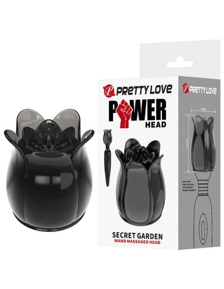 Pretty love - secret garden cabezal masajeador negro