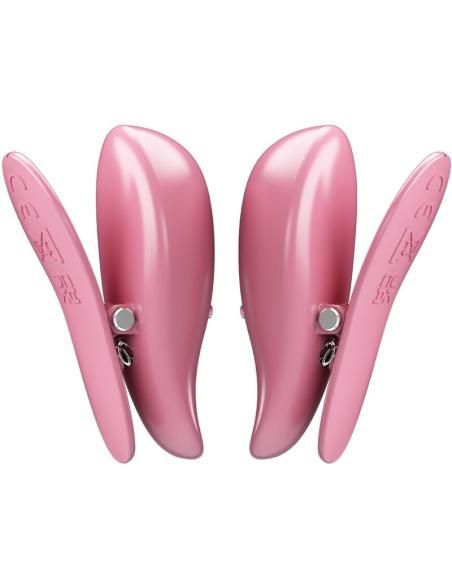 Pretty love - cailey pinzas para pezones 10 vibraciones control remoto rosa
