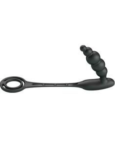 Pretty love - anillos pene con plug vibrador 2