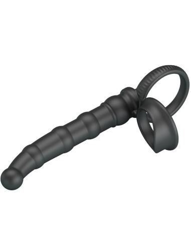 Pretty love - tatum anillo vibrador pene con plug 10 vibraciones negro