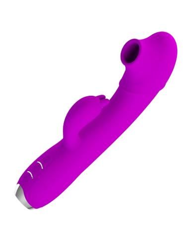Pretty love - regina vibrador-succionador recargable morado