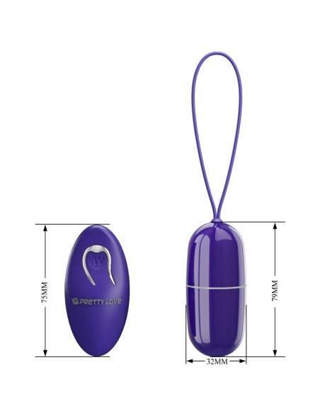 Pretty love - arvin youth huevo vibrador control remoto violeta
