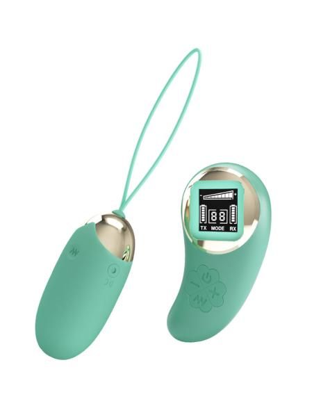 Pretty love - mina huevo vibrador control remoto verde
