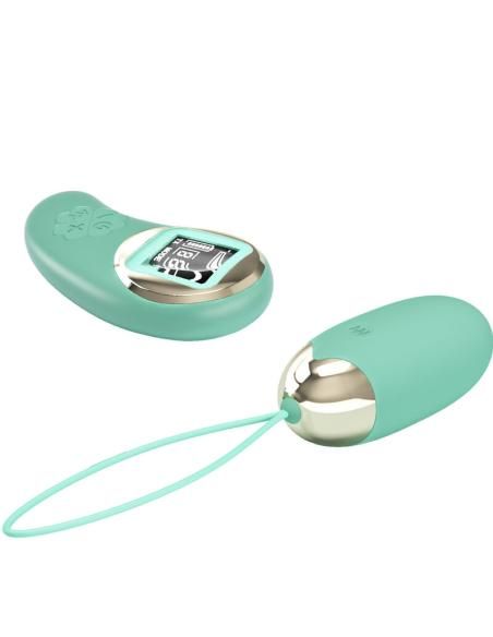 Pretty love - mina huevo vibrador control remoto verde