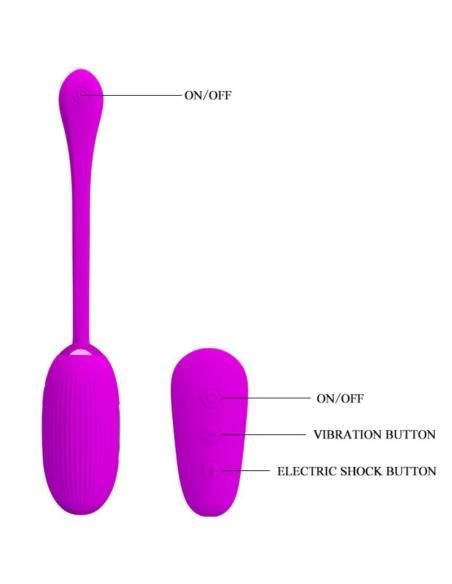 Pretty love - shock fun huevo vibrador y electroshock