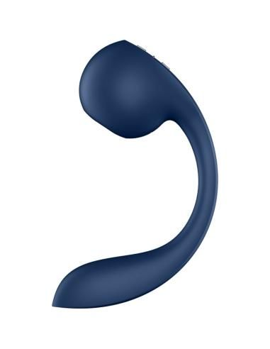 Satisfyer - pro+ wave 4 estimulador punto g & air pulse aplicaciÓn gratuita azul oscuro