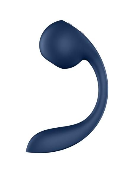 Satisfyer - pro+ wave 4 estimulador punto g & air pulse aplicaciÓn gratuita azul oscuro