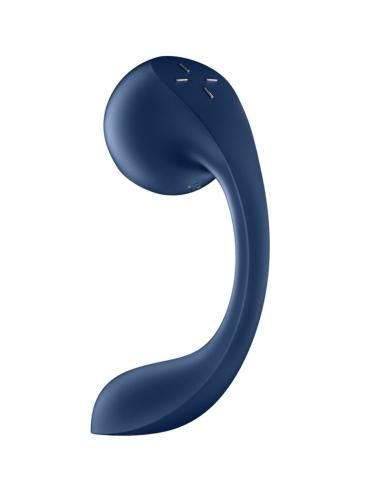 Satisfyer - pro+ wave 4 estimulador punto g & air pulse aplicaciÓn gratuita azul oscuro