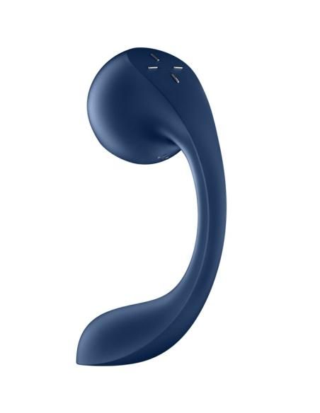 Satisfyer - pro+ wave 4 estimulador punto g & air pulse aplicaciÓn gratuita azul oscuro