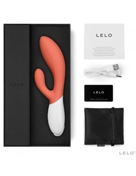 Lelo - ina 3 vibrador rabbit lujo coral