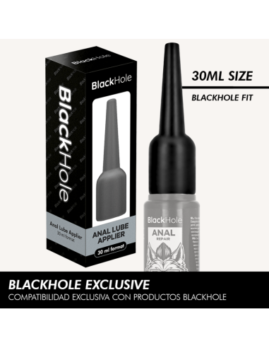 Black hole - aplicador de lubricante anal talla s 30 ml