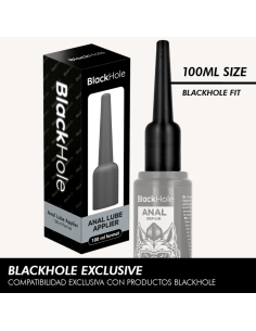 Black hole - aplicador de lubricante anal talla l 100 ml