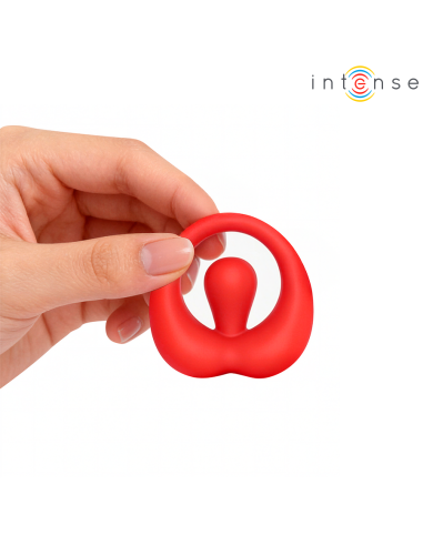 Intense - russell anillo vibrador con estimulaciÓn de clÍtoris rojo