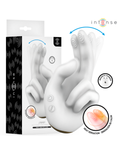 Intense - jimmy estimulador multifunciÓn con forma de mano, vibraciÓn y calor