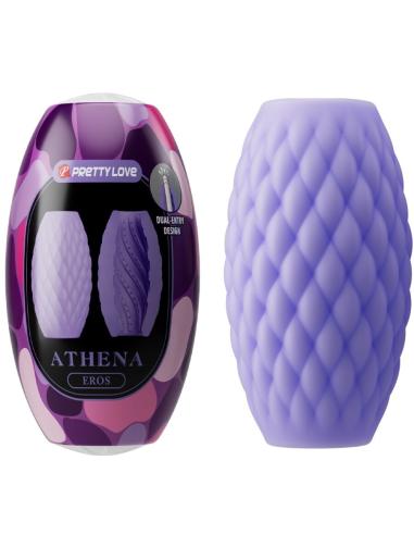 Pretty love - athena eros masturbador masculino silicona morado
