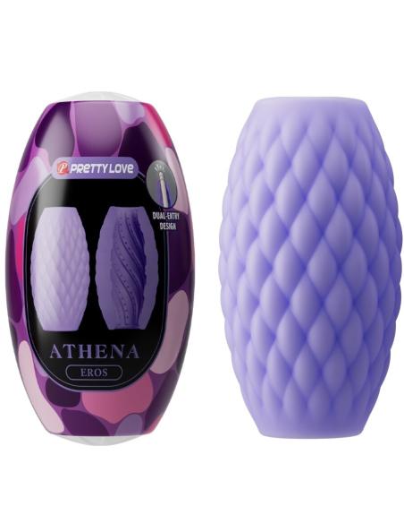 Pretty love - athena eros masturbador masculino silicona morado