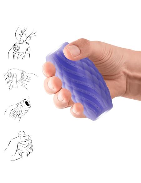 Pretty love - athena eros masturbador masculino silicona morado