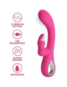 Pretty love - novak vibrador rabbit 12 vibraciones rosa 2