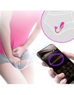 Pretty love - huevo vibrador pescador rosa controlado por app