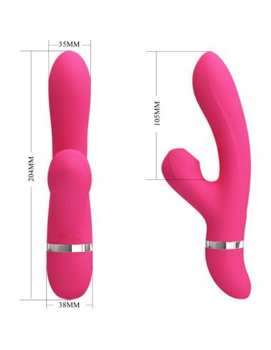 Pretty love - willow vibrador y succionador rabbit