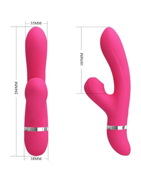 Pretty love - willow vibrador y succionador rabbit