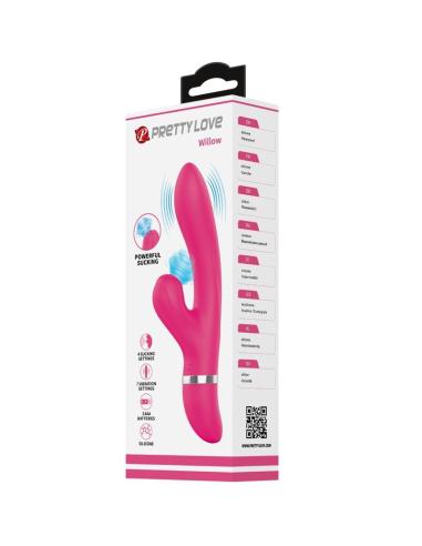 Pretty love - willow vibrador y succionador rabbit