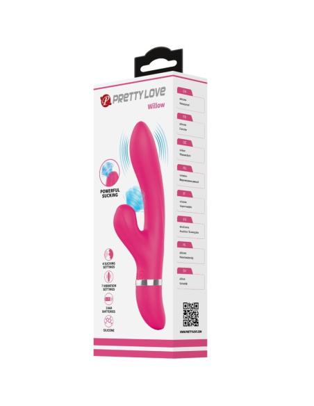 Pretty love - willow vibrador y succionador rabbit