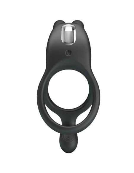 Pretty love - seth doble anillo vibrador rabbit 7 vibraciones negro