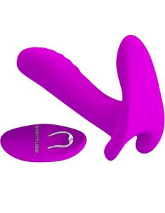 Pretty love - masajeador & vibrador 12 vibraciones control remoto morado 2