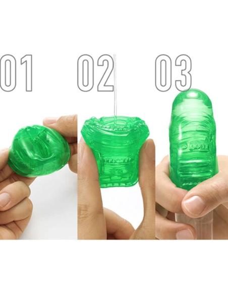 Tenga - uni emerald masturbador dedal