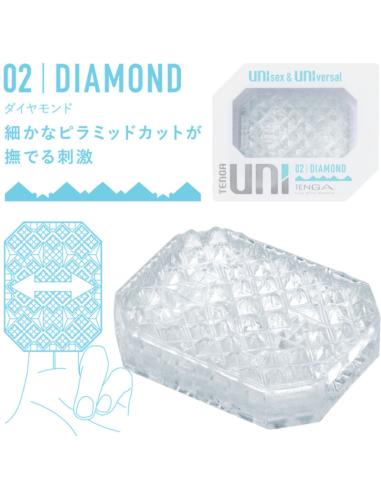 Tenga - uni variety masturbador dedal pack 4 uds