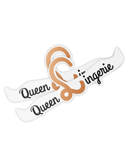 Queen lingerie - percha para lenceria 27.5 cm 1 unidad